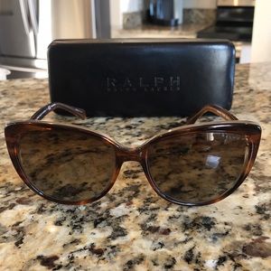Polarized Ralph Lauren brown sunglasses